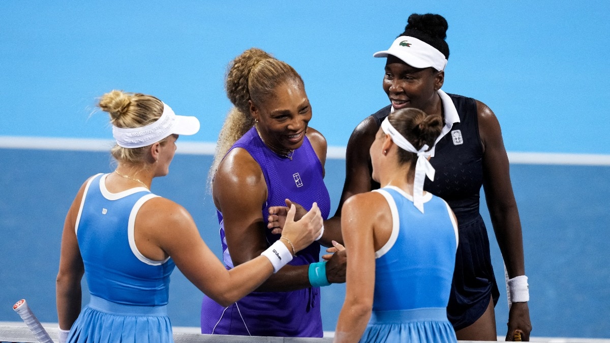 Williams sisters lose 2-6, 6-1, 8-10 in Cincinnati doubles return to Kostyuk and Stearns