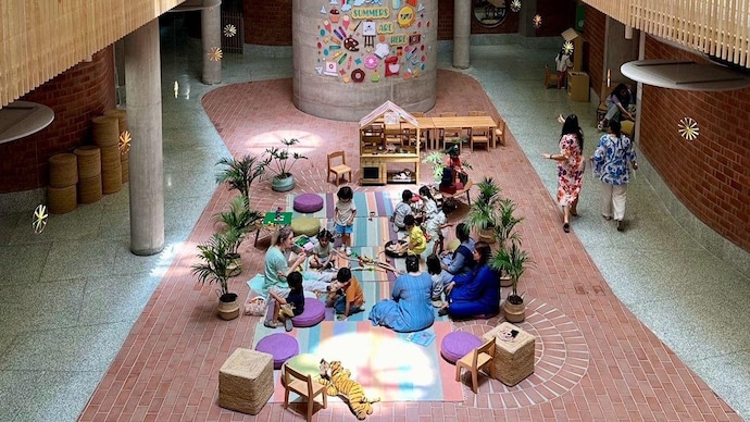 Some urban preschools in India are expanding beyond classrooms to offer co-working, cafés and flexible care for parents. (Photo: Healthy School Planet) Some urban preschools in India are expanding beyond classrooms to offer co-working, cafés and flexible care for parents.