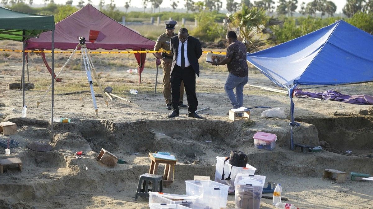 582 skeletons, including children, discovered in Sri Lanka mass grave