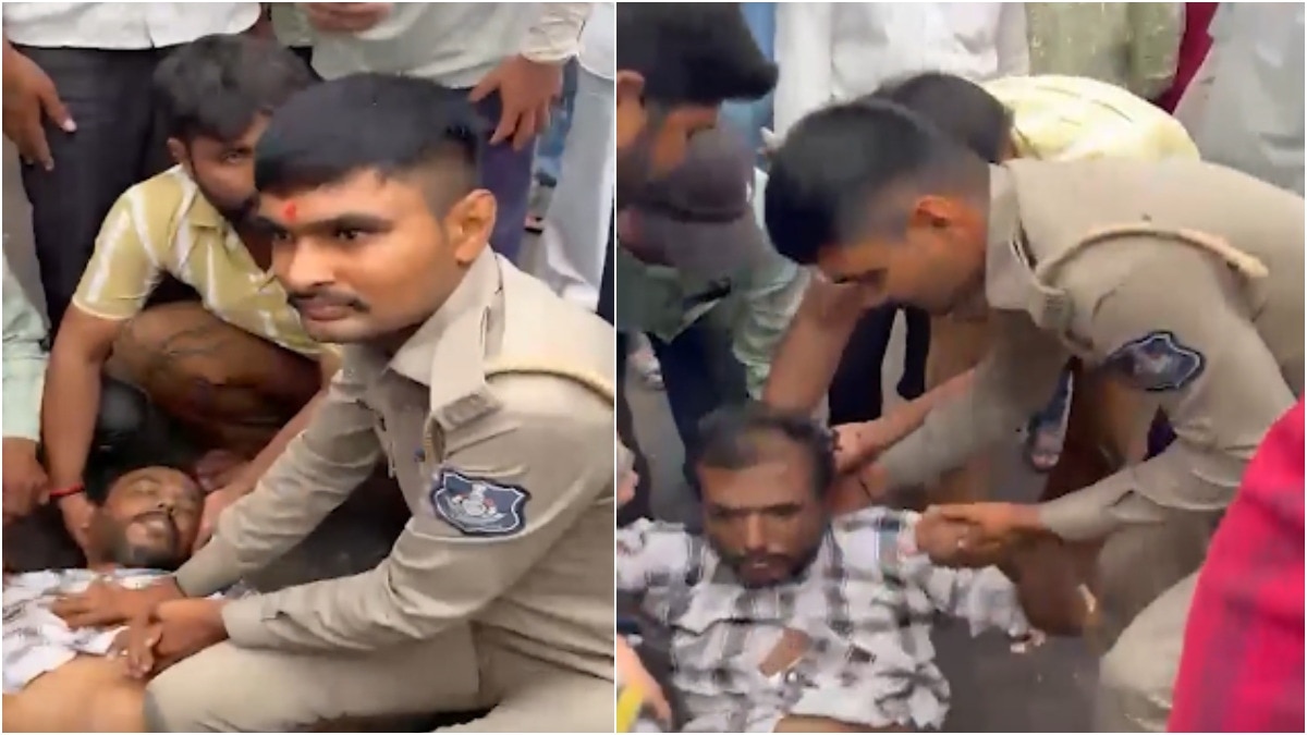 Surat traffic cop's CPR training helps him save man who collapsed on road
