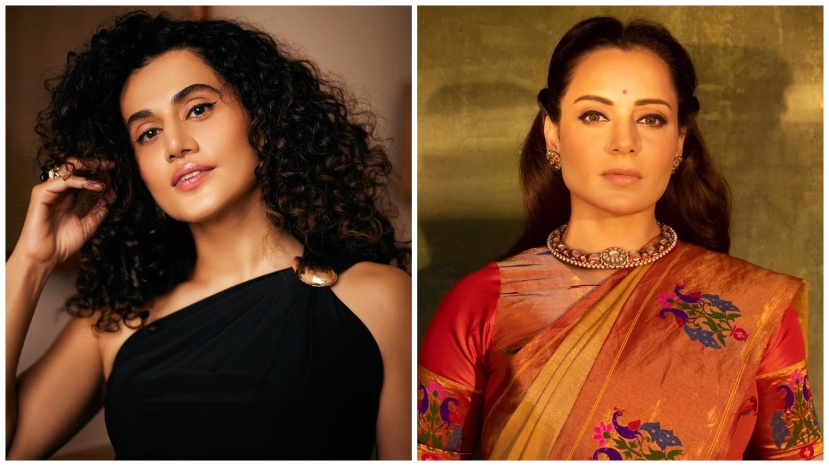 Taapsee thinks media is responsible for Kangana feud, says 'aapko maza aa raha hai'
