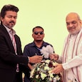 Tamil Nadu Chief Minister Vijay and Home Minister Amit Shah Tamil Nadu Chief Minister Vijay and Home Minister Amit Shah