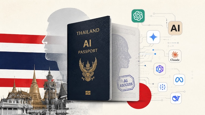 Thailand has launched its TH-AI Passport today giving eligible Thai citizens access to a central platform called AiPASS (Image generated using AI) Thai AI passport