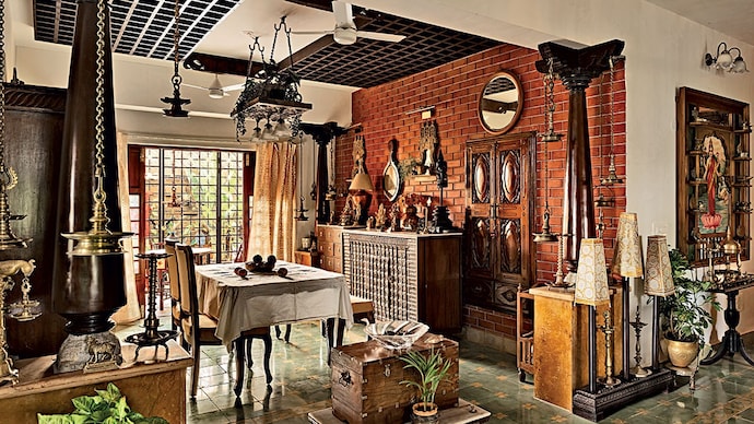 COMFORT OF MEMORY: The House of Traditional Elements by Localground is replete with antique traditional furniture and objects that carry personal meaning (Photograph by Vivek Eadara )