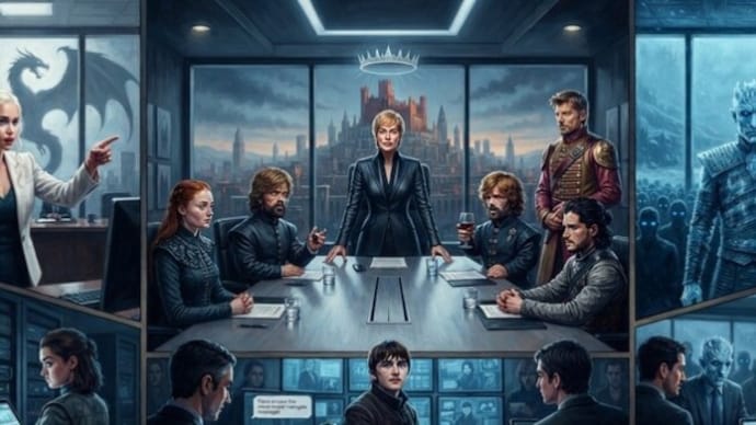 The Seven Kingdoms go corporate: GOT characters get career makeovers (AI generated image)