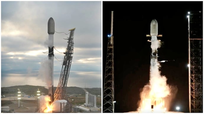 Twin Falcon-9 rockets launch within 38 minutes of each other. (Photo: SpaceX) Twin Falcon-9 launch