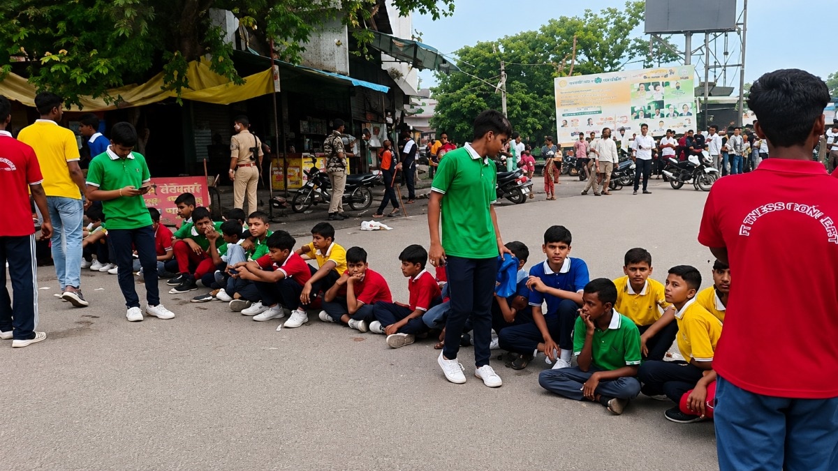 Gen Alpha students block road over food, teacher shortage at Uttar Pradesh govt school