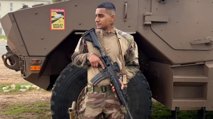 Vishu Sharma underwent six months of military training and then served in the French Army for around a year.