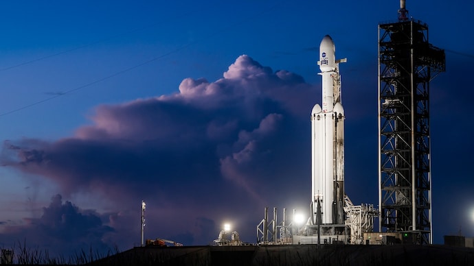 SpaceX's rocket loaded with the Nancy Grace Roman Telescope is seen on the launchpad. (Photo: SpaceX) Watch LIVE: Nasa's Nancy Grace Telescope to take flight, find space's secrets