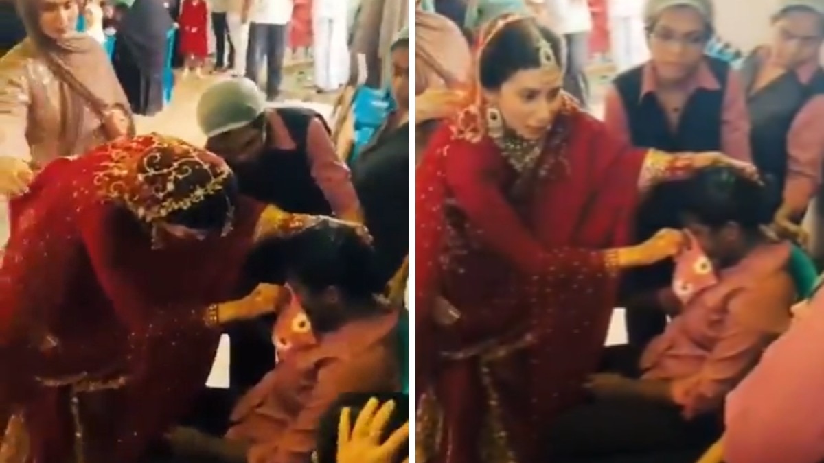 Video: Kerala doctor bride pauses her wedding to provide first aid to catering staff