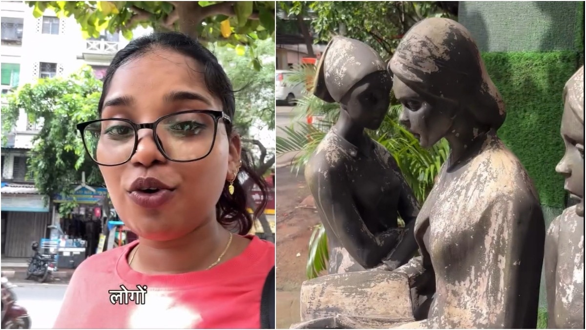 Thane Resident Condemns Lewd Graffiti on Public Statues of Girls