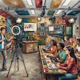 You can’t teach someone to go viral, but can college build a successful creator? (AI generated image) You can’t teach someone to go viral, but can college build a successful creator? (AI generated image)