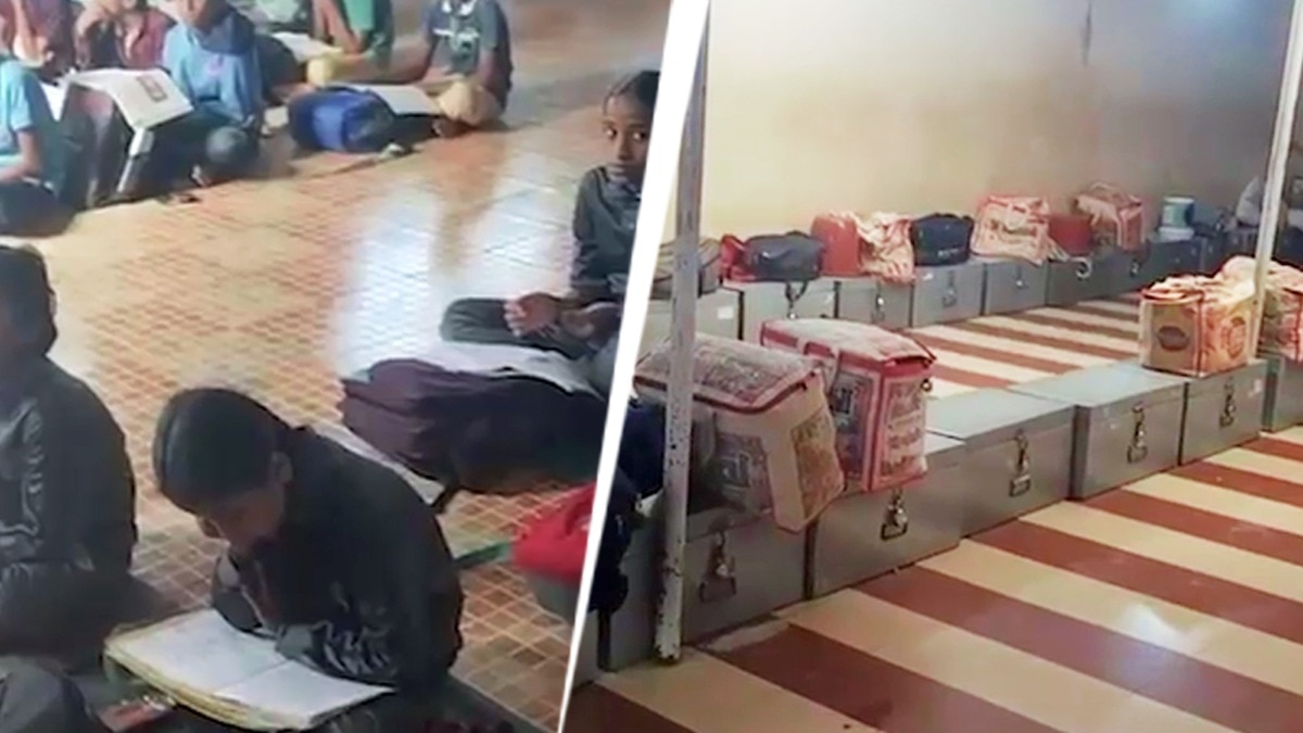 170 छात्रों ने 5 साल से गाय के गोबर में पढ़ाई, खाया और सोया