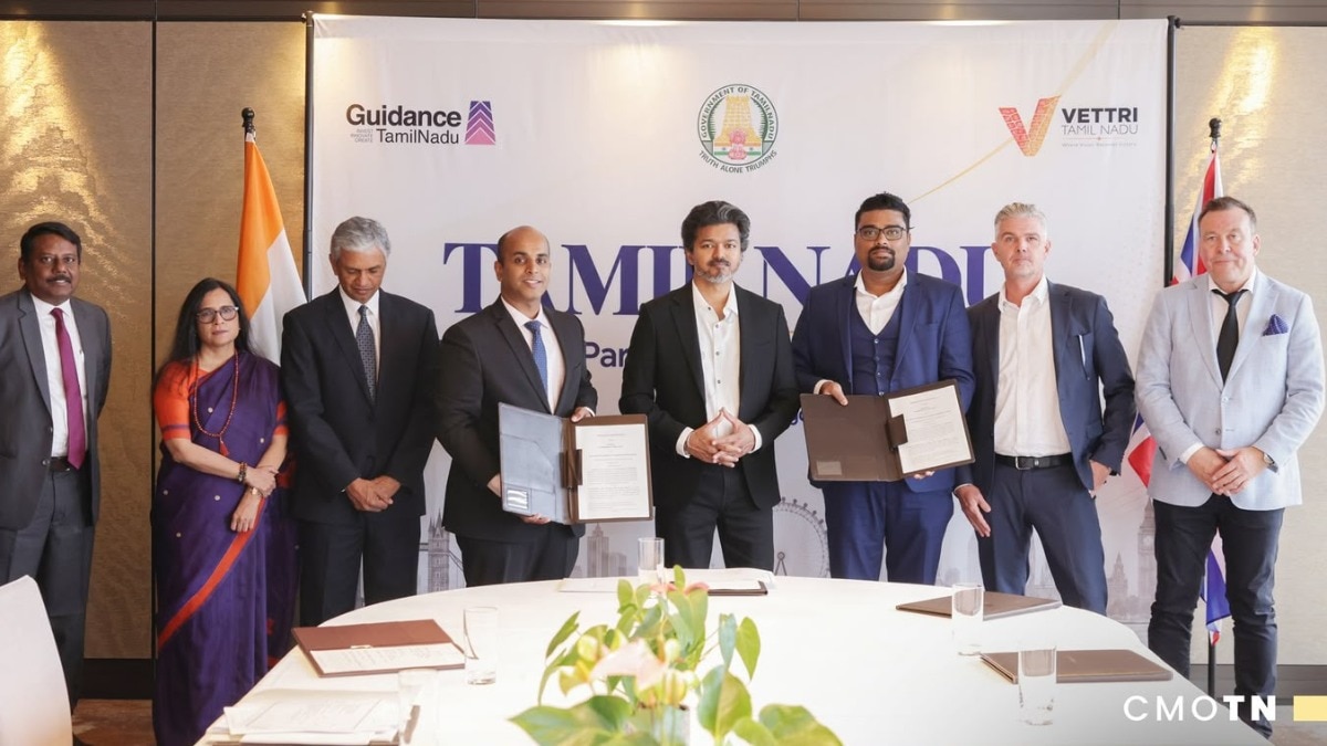 Vijay govt signs two MoUs for GCCs in Tamil Nadu amid London trip row