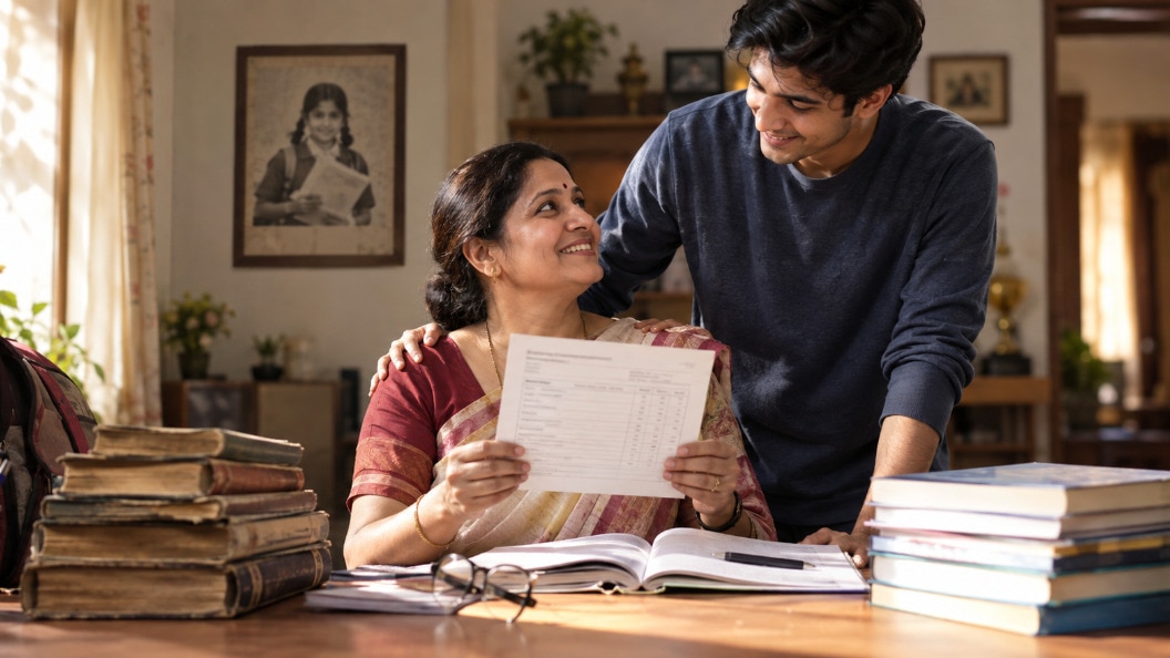 45-year-old woman clears Class 10 after 22 years, son helped her chase her dream