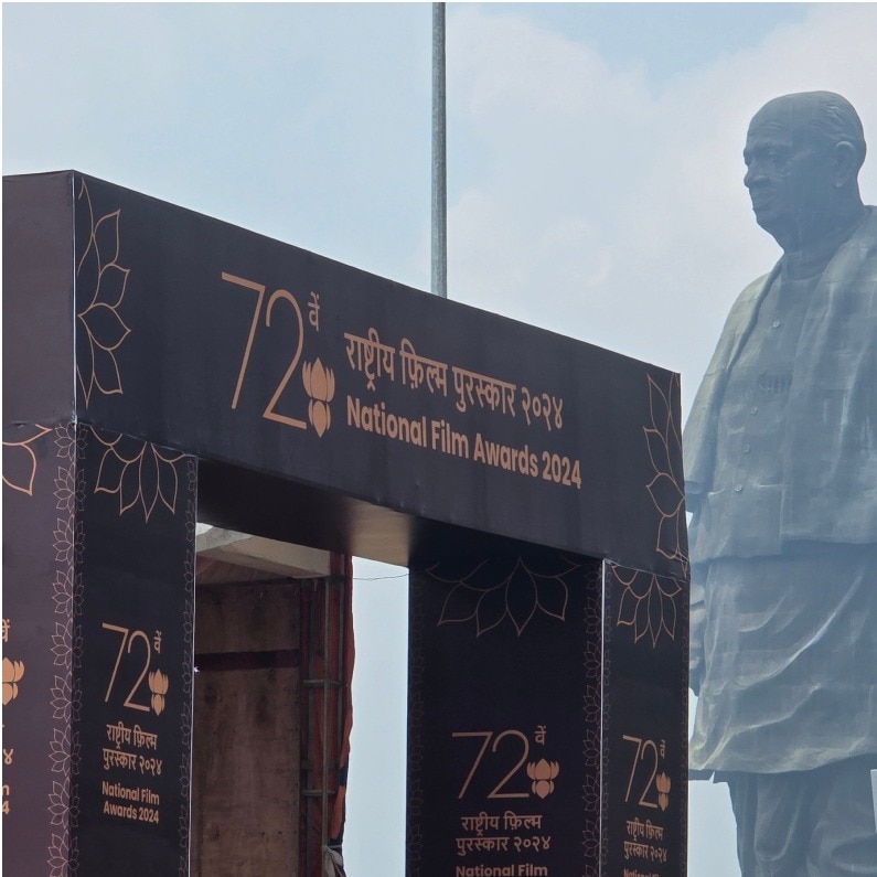 Inside 72nd National Film Awards: Gujarat’s Kevadia decked up before ceremony