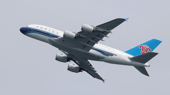 China Southern Airlines will resume Guangzhou–New Delhi flights from September 21. (Image: Reuters) A China Southern Airlines Airbus A380-800 plane