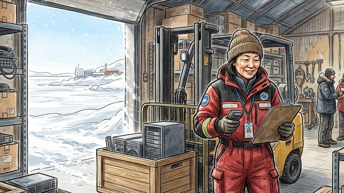She was laid off after 30 years at HP. Her next job was in Antarctica at 59