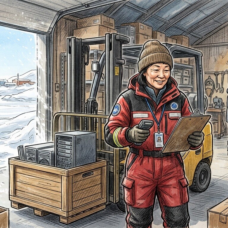 She was laid off after 30 years at HP. Her next job was in Antarctica at 59