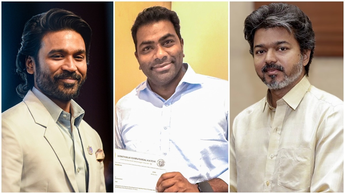1st to go if Dhanush starts own party: DMK jabs Aadhav Arjuna over loyalty to Vijay