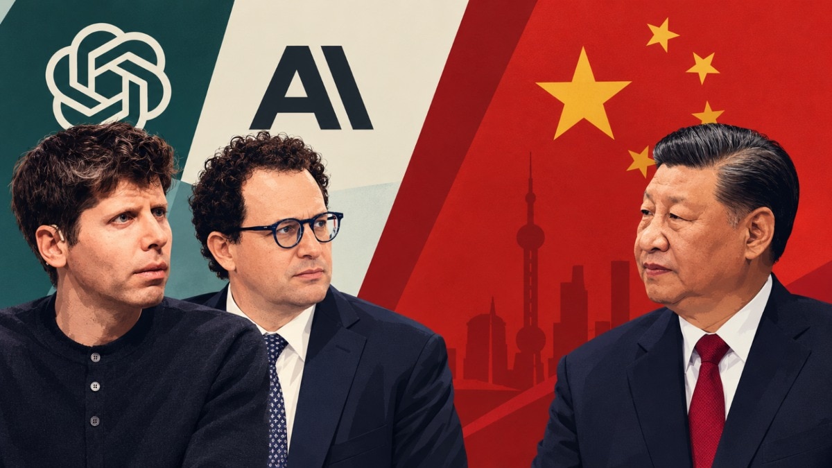 Anthropic & OpenAI build AI, so why need govt permission to slow down? Experts blame China