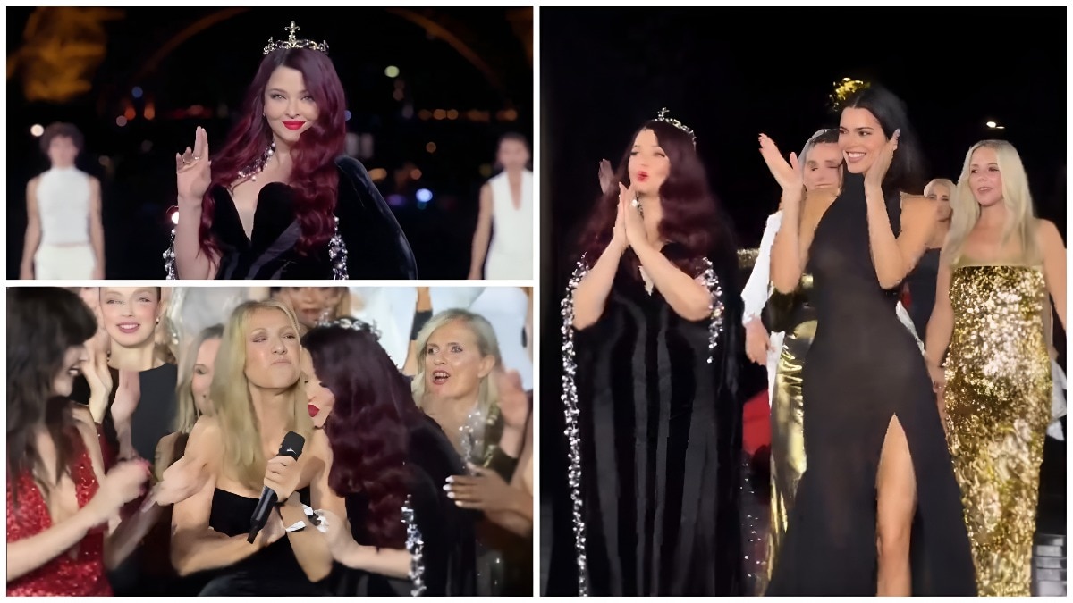 Aishwarya Rai Bachchan walks Paris runway with Kendall Jenner, Simone Ashley. Video