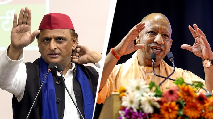 The remarks came following a clash between ABVP members and SP student wing workers. (Photos: PTI) Akhilesh Yadav Yogi Adityanath