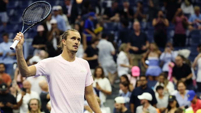 Zverev reeled off six straight tiebreak points after Tabilo threatened. (Photo: Reuters) Alexander Zverev, US Open 2026