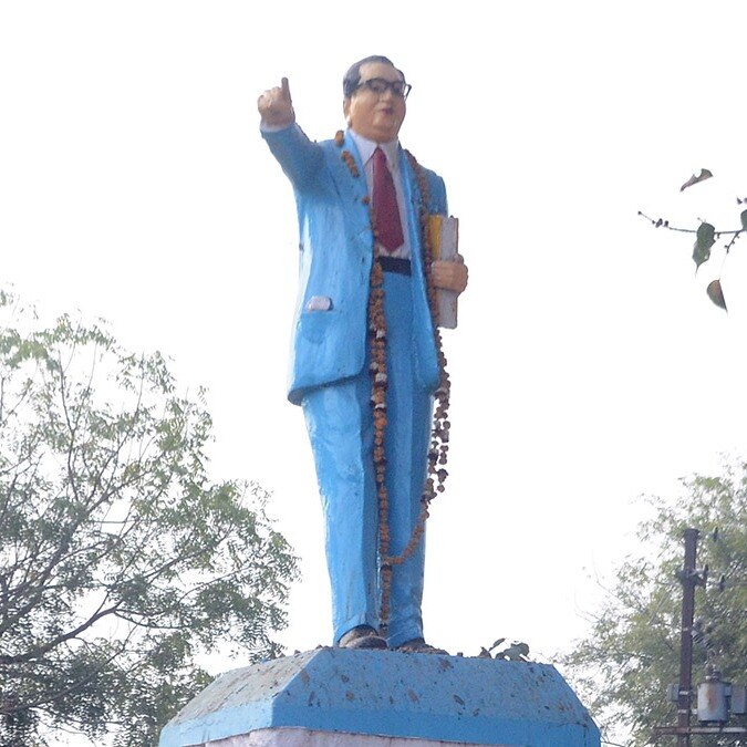 Villagers claim Ambedkar statue damaged for 3rd time in 3 years in UP's Etah