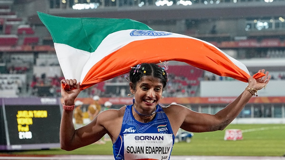 Asian Games star Ancy Sojan's braids are as unmissable as her long jumps