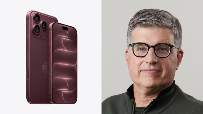 Apple's new hardware chief Tom Marieb says iPhone screen protectors make his skin crawl. (Photos: Apple/LinkedIn)