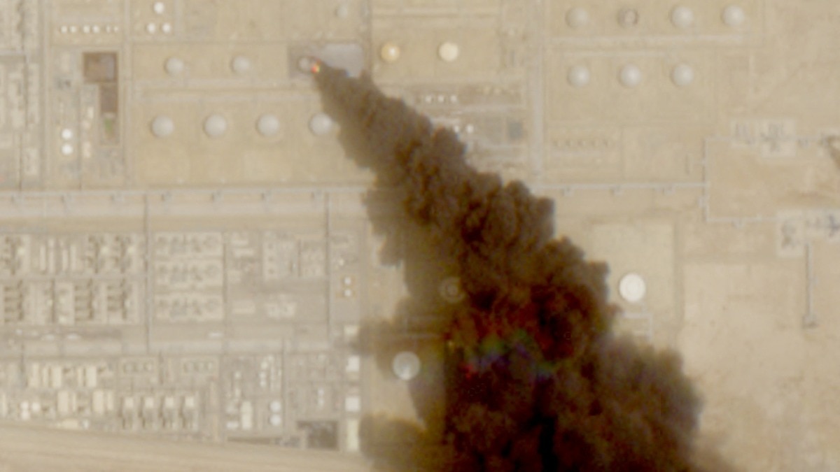 Saudi Aramco's Jizan oil hub hit again, damage still being assessed Saudi Aramco's Jizan oil hub hit again, damage still being assessed