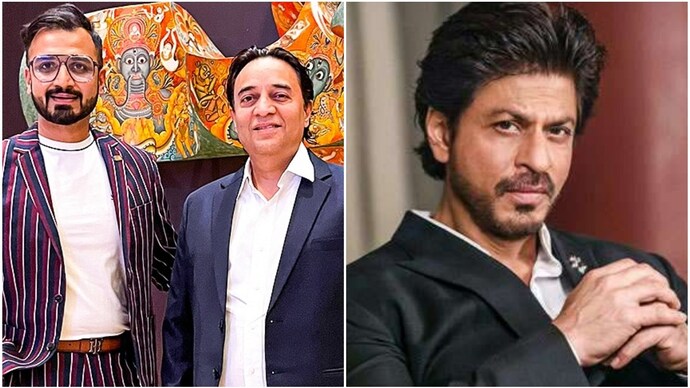Arjun Singgh Baran (L), Kartick Nishandar (R) have a story for SRK. (Credit: Instagram/gseamsak) Arjun Singgh Baran (L), Kartick Nishandar (R) have a story for SRK.