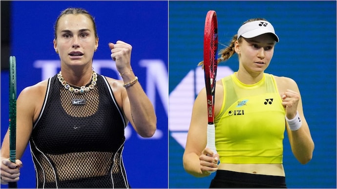Sabalenka and Rybakina will face off in the US Open women's singles final. (Photo: Reuters) Aryna Sabalenka, Elena Rybakina, US Open 2026