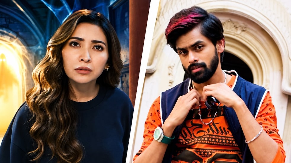 Asha Negi (L), Ramandeep Yadav (R)