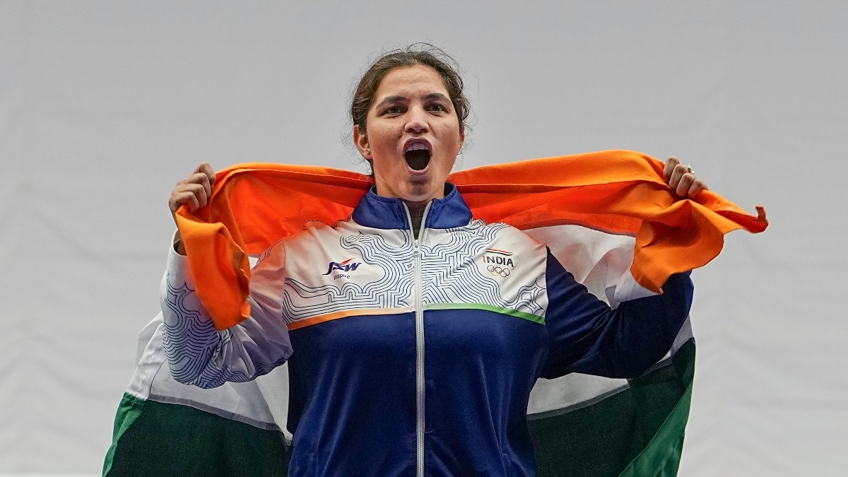 Neeru's coach breaks umbrella in wild celebration after historic trap Gold: Video