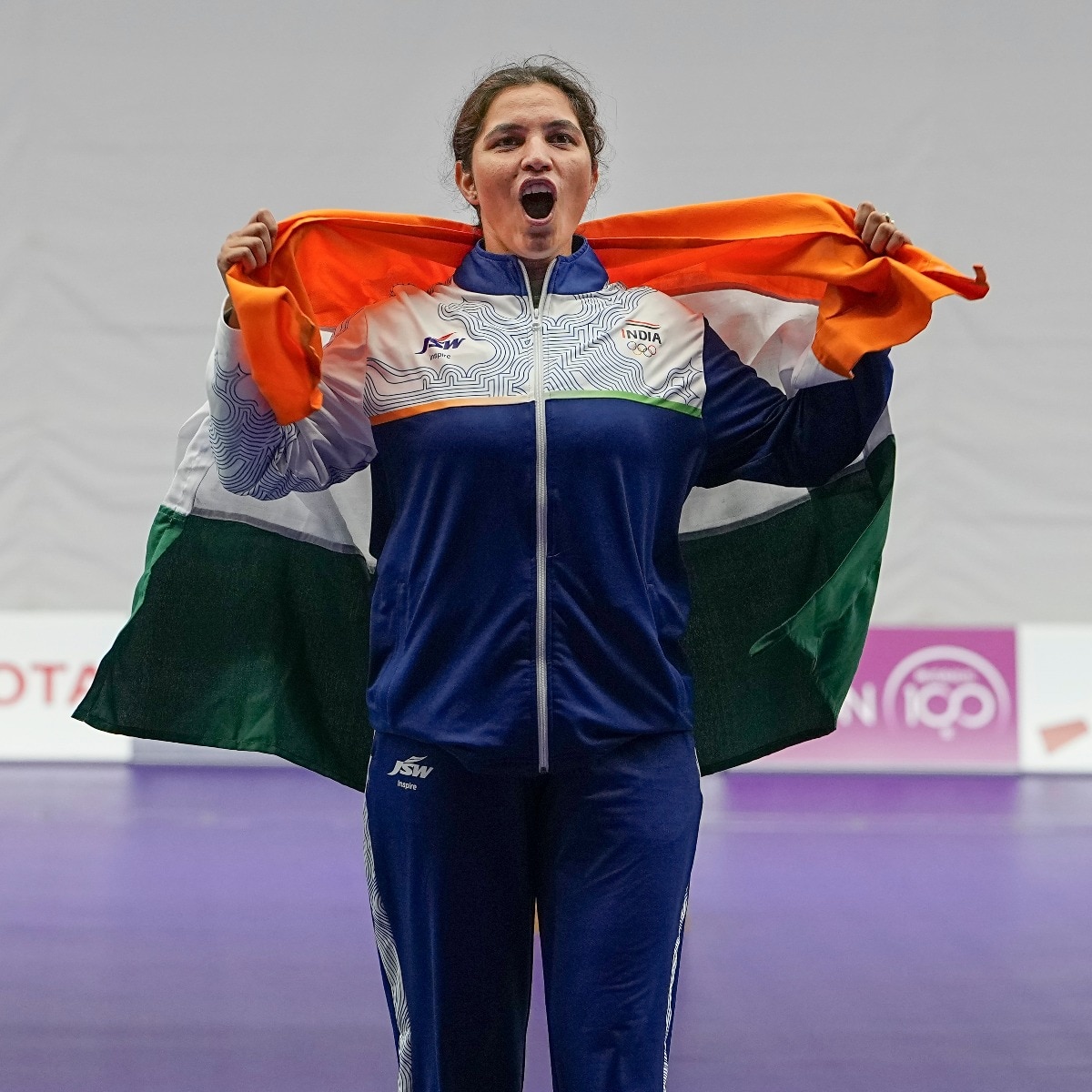 Neeru's coach breaks umbrella in wild celebration after historic trap Gold: Video