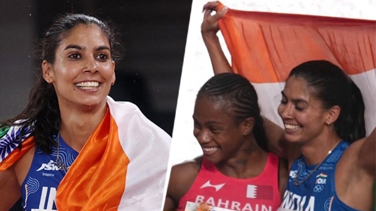 Prachi Choudhary takes 400m bronze at Asian Games, poses with Salwa Naser