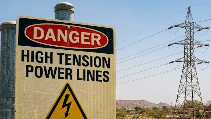 Villagers claim the electricity department failed to ensure the power lines were raised for the procession. (AI-generated representative image) Bareilly accident