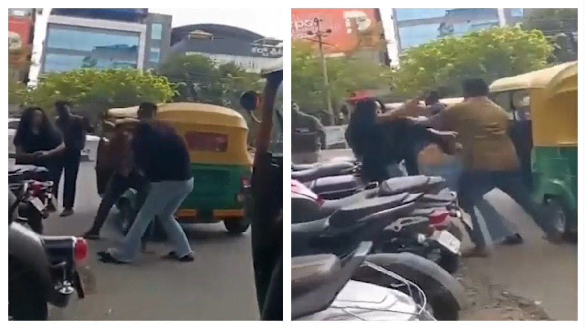 Video: Bengaluru auto driver, 2 women trade blows after dispute over ride, fare