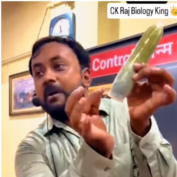 Bihar biology teacher uses cucumber, condom to teach students about sex education