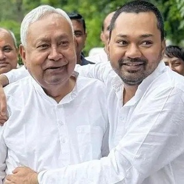 Nitish Kumar, son Nishant share stage for first time at Janata Dal (United) event