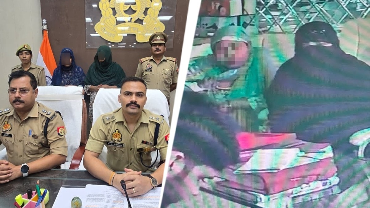 Video: UP women, out to shop for wedding, hide jewellery in mouths after stealing it