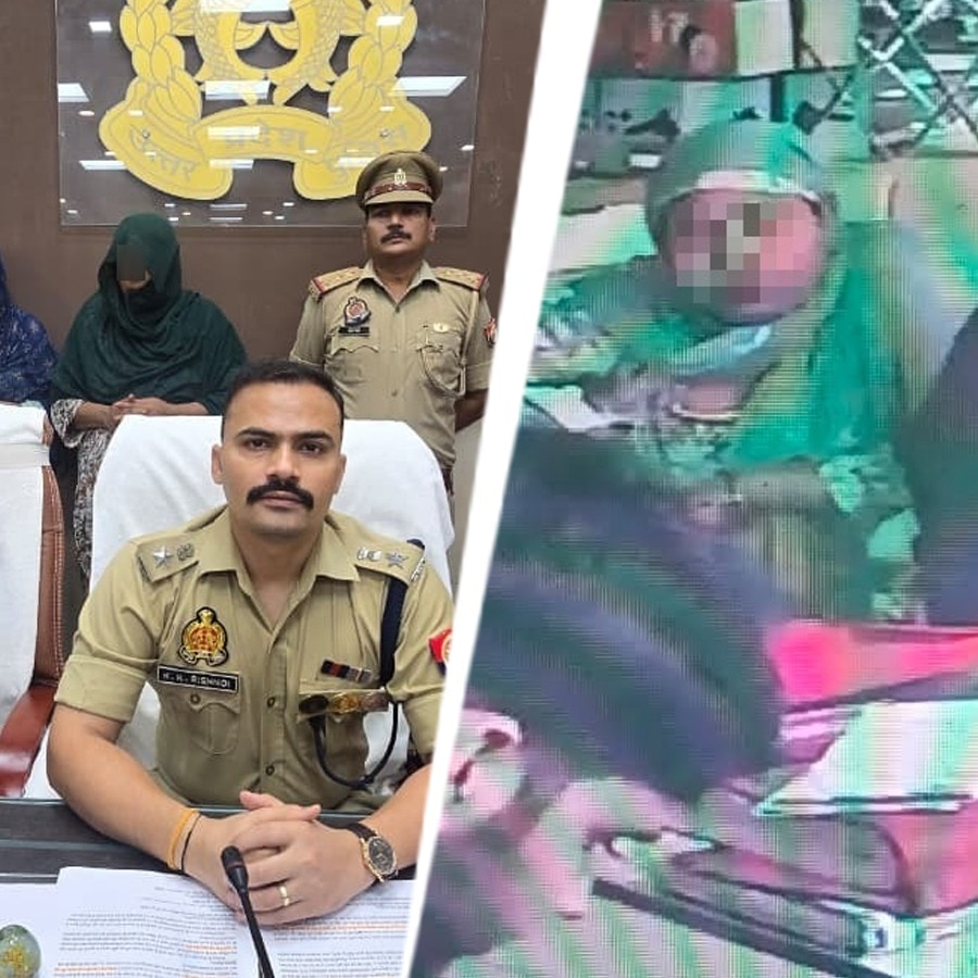 Video: UP women, out to shop for wedding, hide jewellery in mouths after stealing it