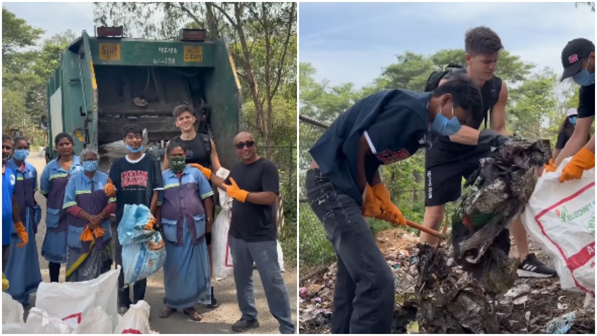 Bittu Tabahi leads 100 people in massive clean-up of Bengaluru's Turahalli Forest