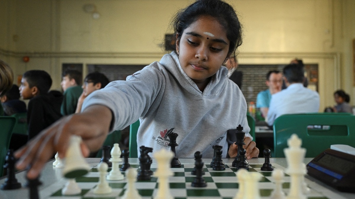 Still in a booster seat, Indian-origin Bodhana Sivanandan becomes youngest Woman GM
