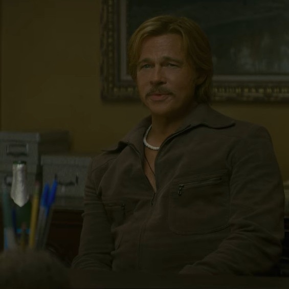 Brad Pitt's Cliff Booth trades stunt work for studio fixing in new film trailer