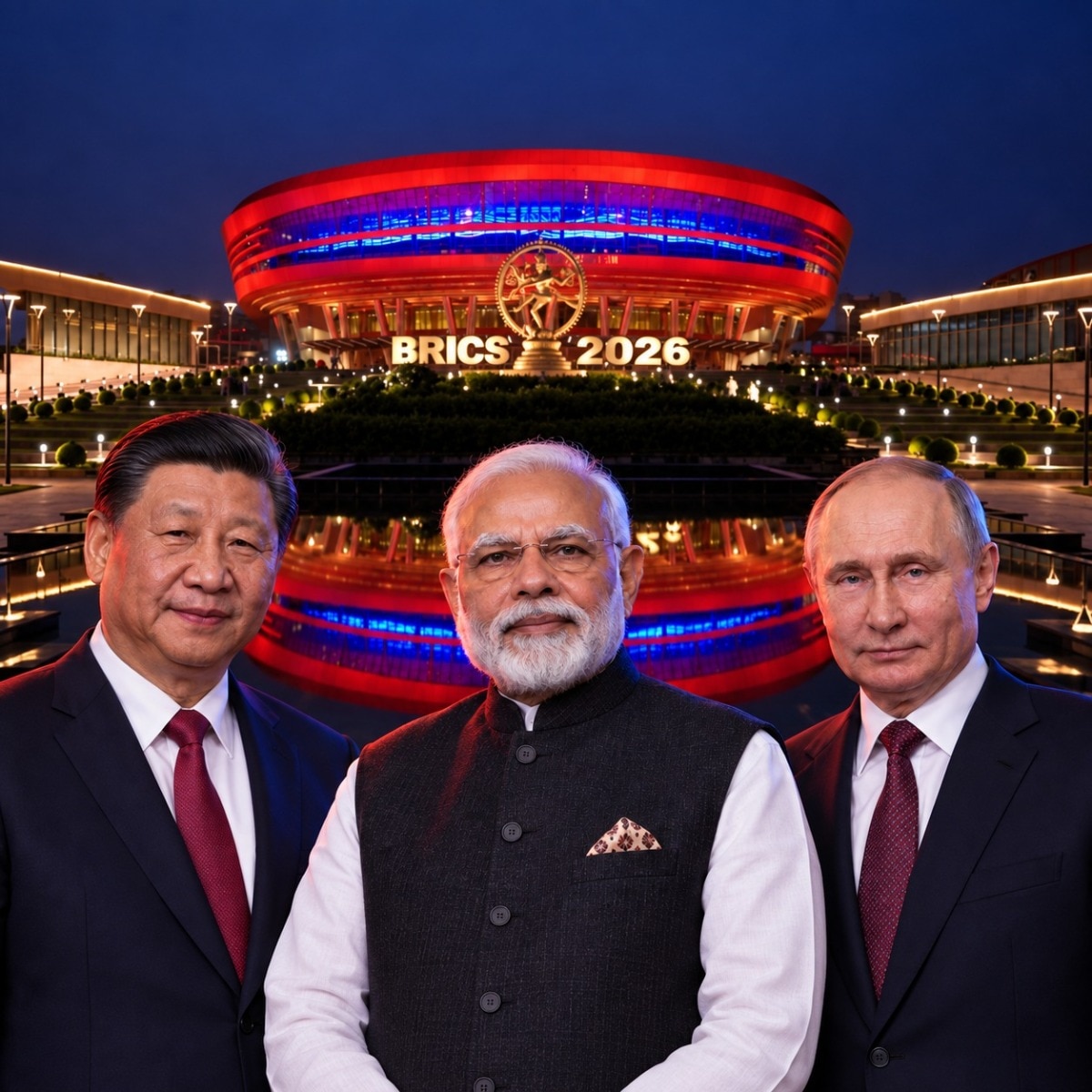brics summit new delhi declaration us not named palestine gaza israel backs iran wto india condemns unilateral sanctions global south