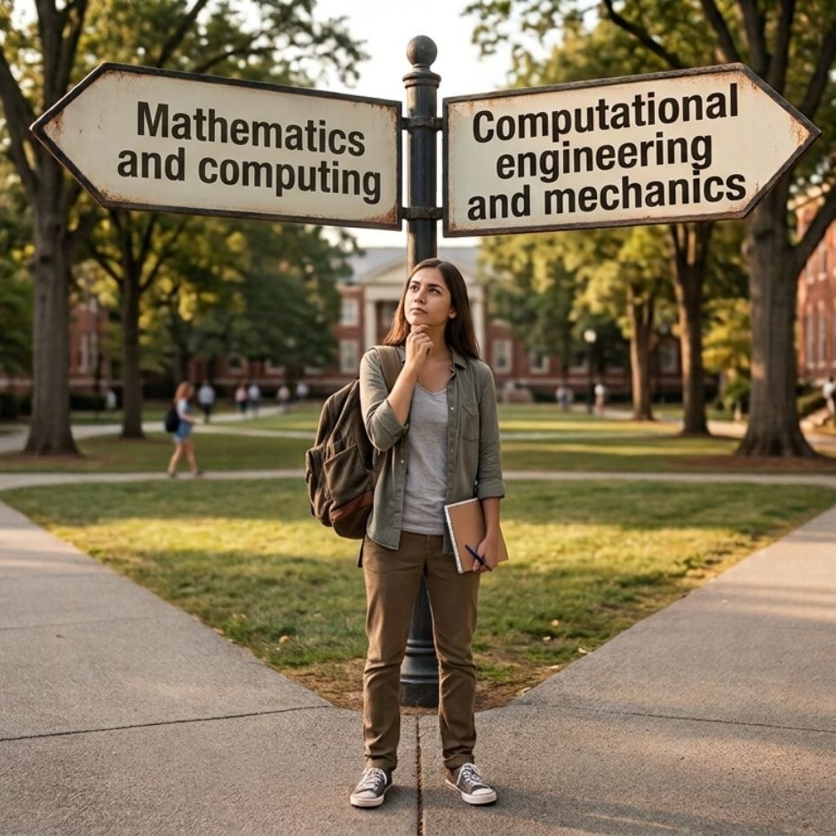 BTech in Mathematics and Computing or Computational Engineering and Mechanics compared