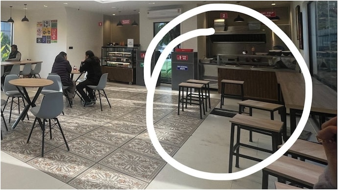 A Delhi-based entrepreneur shared a picture of hygiene lapse at Dr Ashok Seth's hospital cafe. (Photo: @TheBigGeek/X) cafe